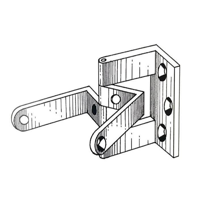 Charnire querre double